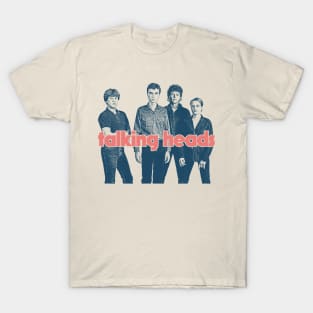Talking Heads // Retro Style Fan Art Design T-Shirt